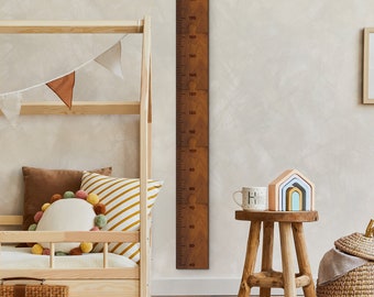 Wooden ruler growth chart, Ruler growth chart, Growth chart for kids wood, Custom growth chart, Wooden height chart for kids