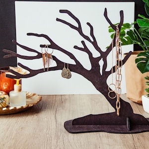Jewelry tree stand,Wooden earring tree,Jewelry tree holder,Jewelry tree organizer,Earring tree holder,Earring tree stand,Wooden earring rack