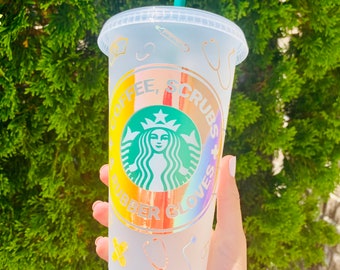 Customizable Starbucks venti cold cups | Healthcare gift | Graduation gift | future nurse
