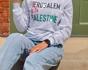 Palestine Shirt | Jerusalem is the Capital of Palestine | Free Palestine flag shirt | Palestine