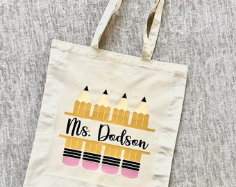 Teacher tote | Teacher gift | Teacher | Graduation Gift | Work tote | teacher appreciation | Teacher tote bag | Gift for teacher