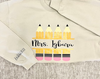 Teacher T-Shirt | Teacher Sweater | Teacher Gifts | Teacher Appreciation | Teacher Crewneck