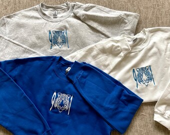 Embroidered 901 sweater | Memphis sweater | Tigers sweater | Memphis tigers | Memphis shirt | Memphis Crewneck | Memphis apparel