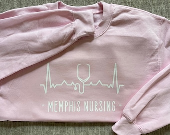Nursing school sweatshirt | nursing t-shirt | nursing school | college sweatshirt | memphis nursing
