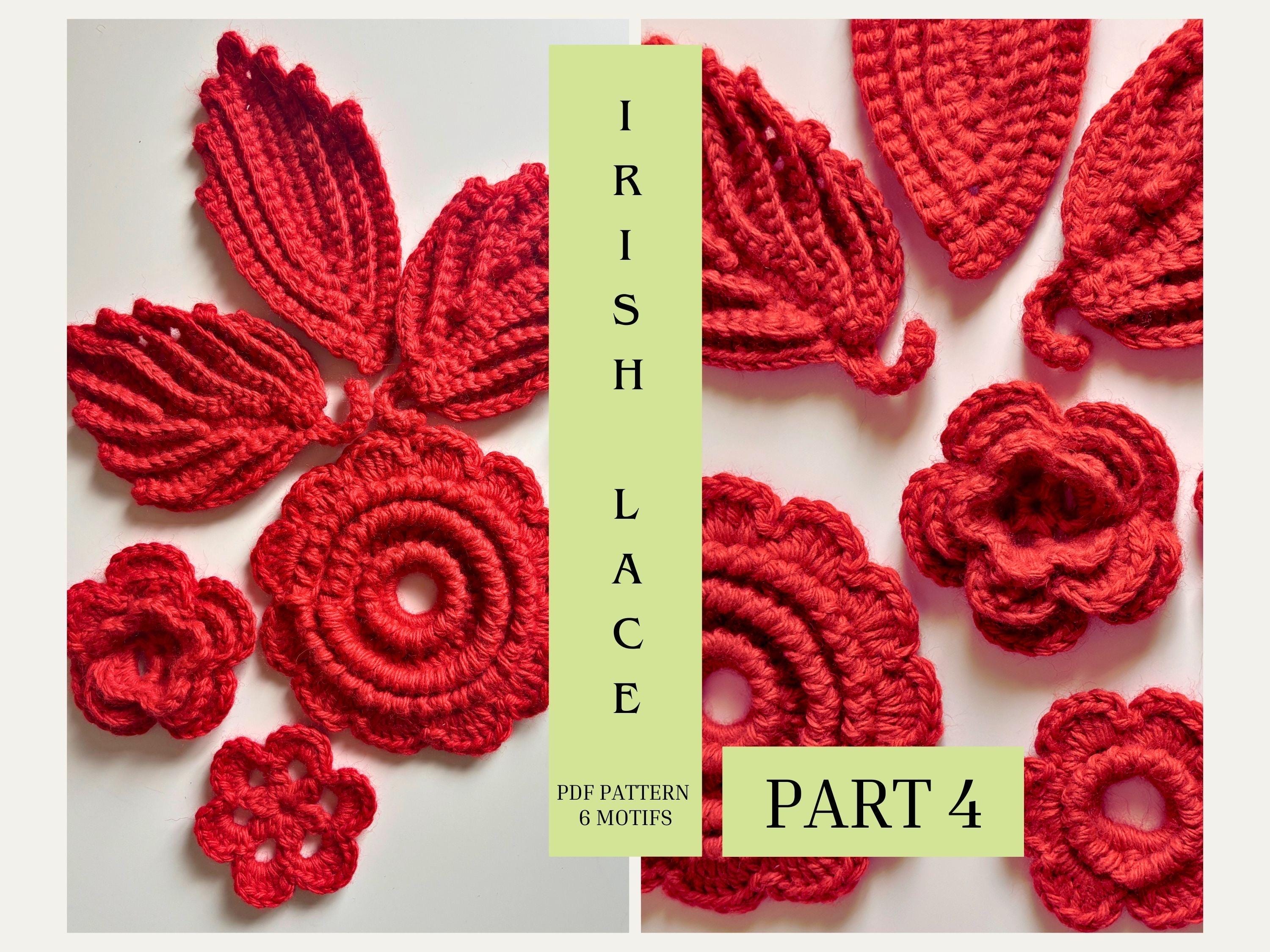 Irish Lace Crochet Motifs Pattern