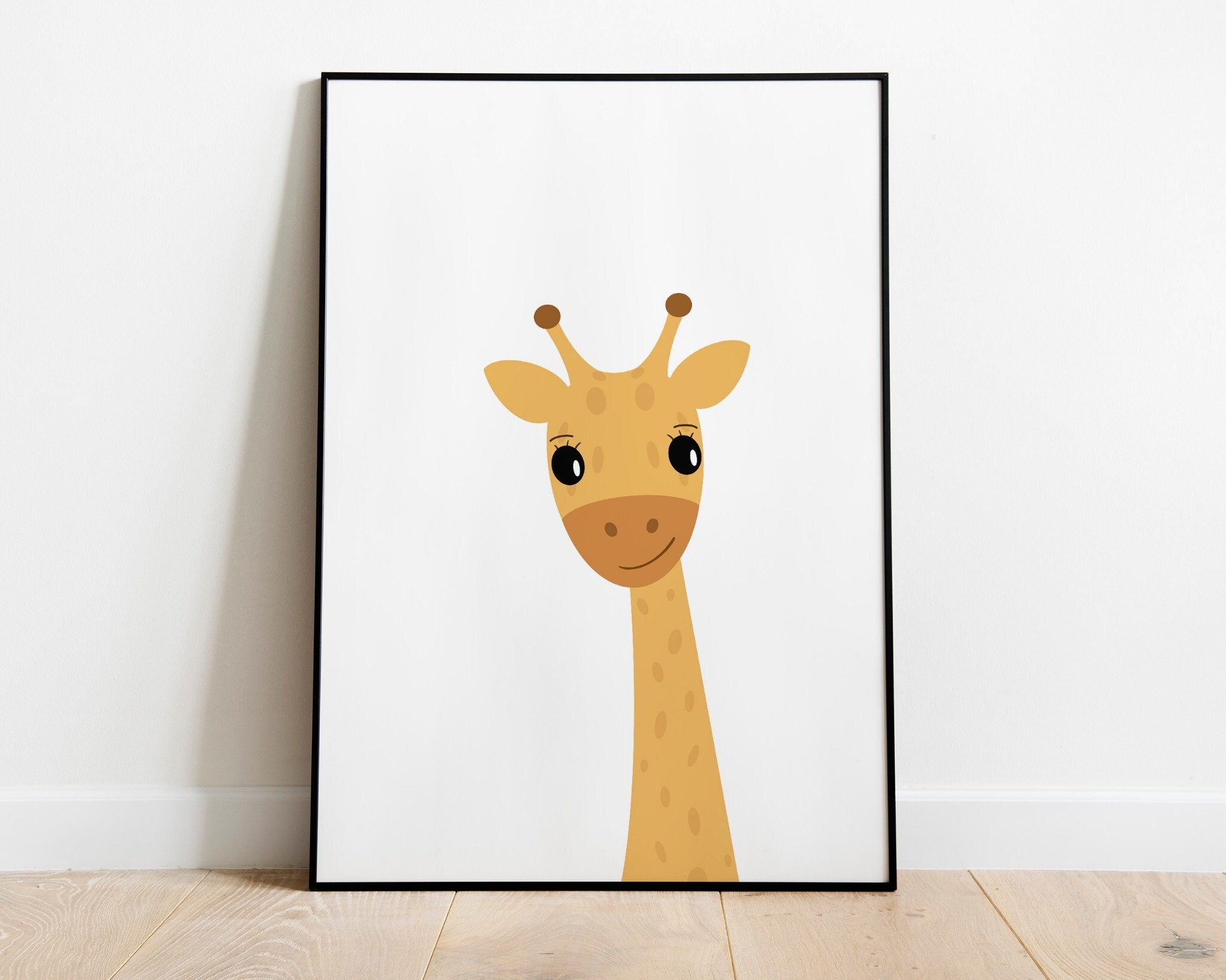 Giraffe Nursery Wall Art Nursery Decor Childrens Wall Etsy
