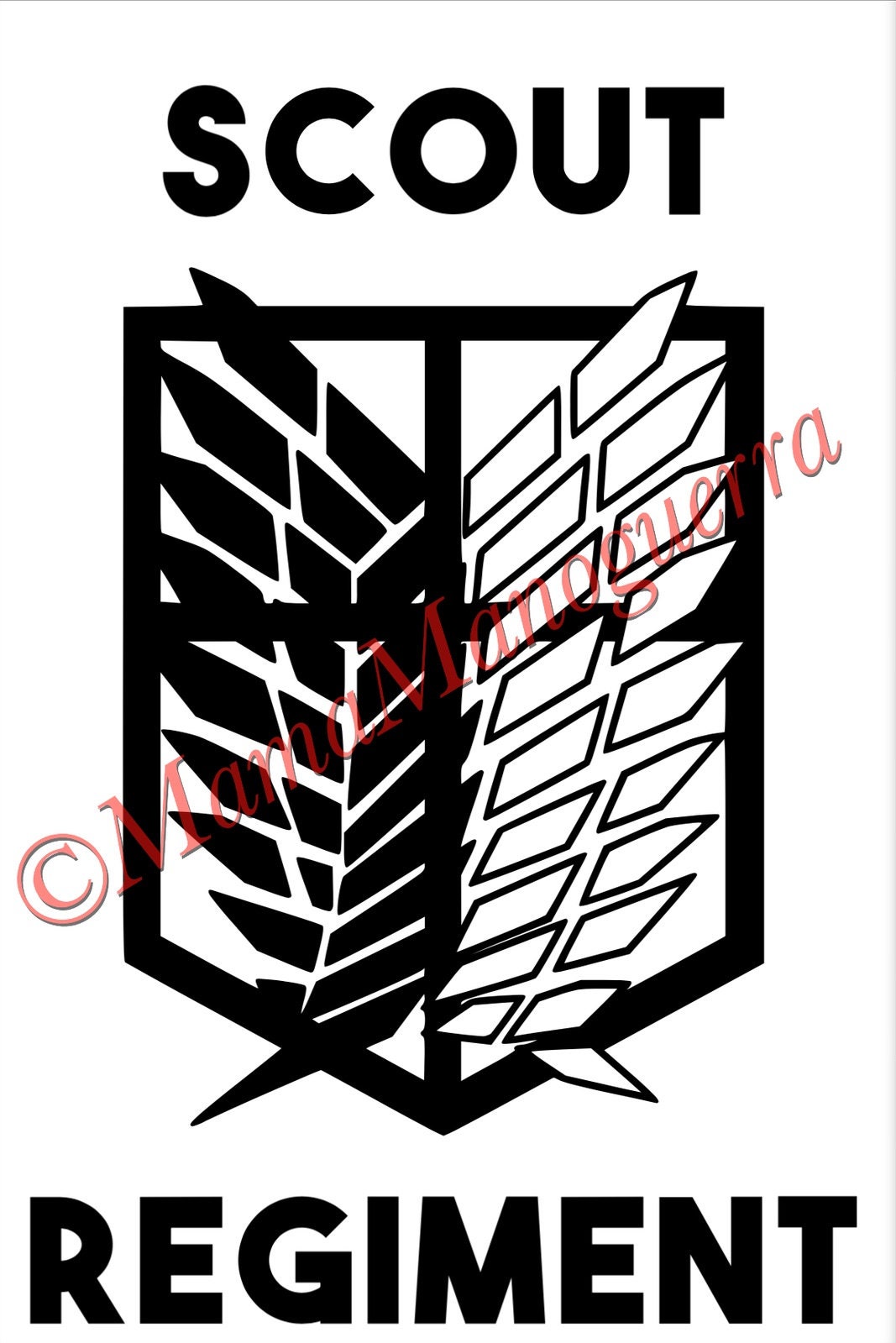 Attack on Titan Scout Regiment svg | Etsy