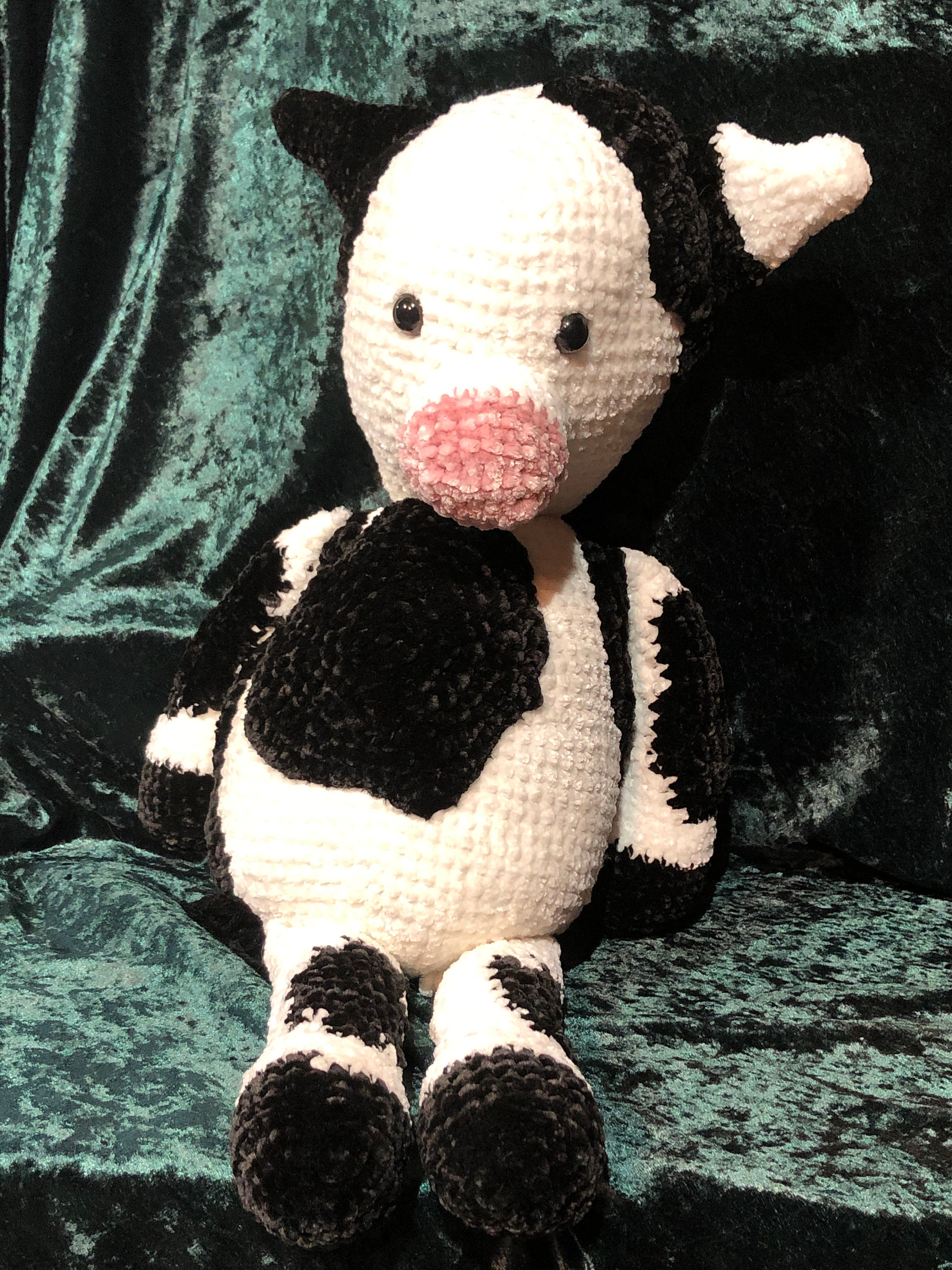 Cow stuffed animal extra large Etsy
