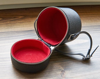 Vintage Classic Lens Case Leather