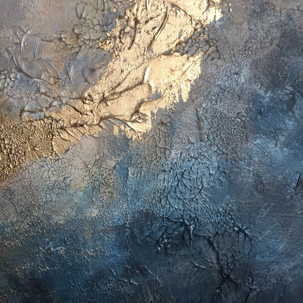 Heavy texture acrylic painting Etsy