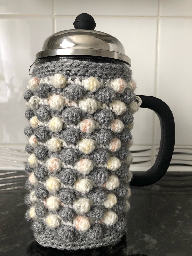 Cafetière Coffee Cosy Cover Warmer. Handmade Crochet Coffee Etsy UK