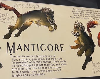 APOCALYPTIC BEASTS | Matted Archival Art Prints