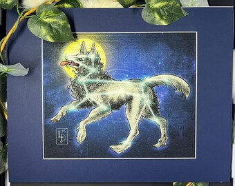 SIRIUS | Matted Archival Art Print