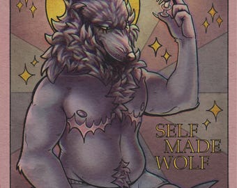 SELF MADE WOLF | Archival Art Print