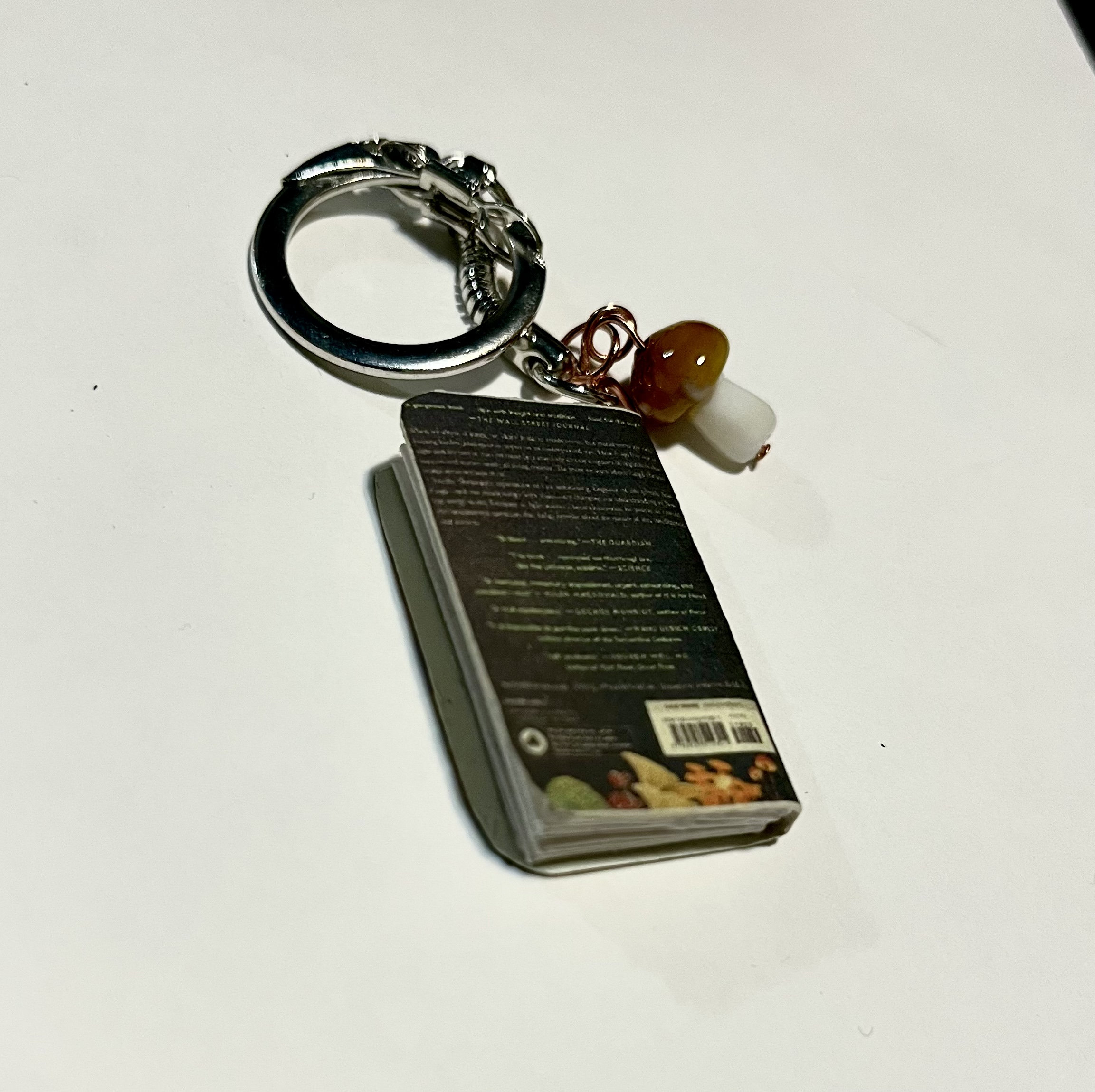 Custom Mini Book Keychain Personalized Bookworm Keychains Etsy