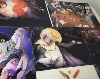 PRINT CLEARANCE SALE | Batch Three | Digital Prints, Fan-Art | Persona, Fire Emblem, Hatoful Boyfriend, Hellblade