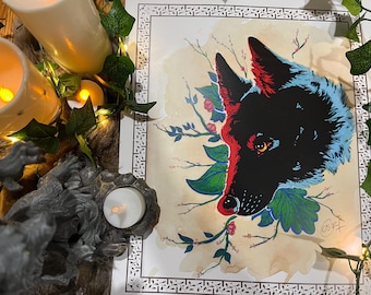 WOLFBLOSSOM | Archival Art Print