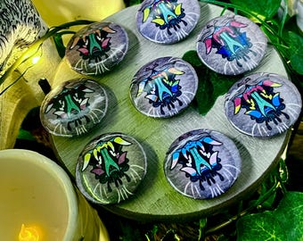 MONSTER MAW Pride Buttons | Pinback Buttons, Hand-Pressed, LGBTQ+