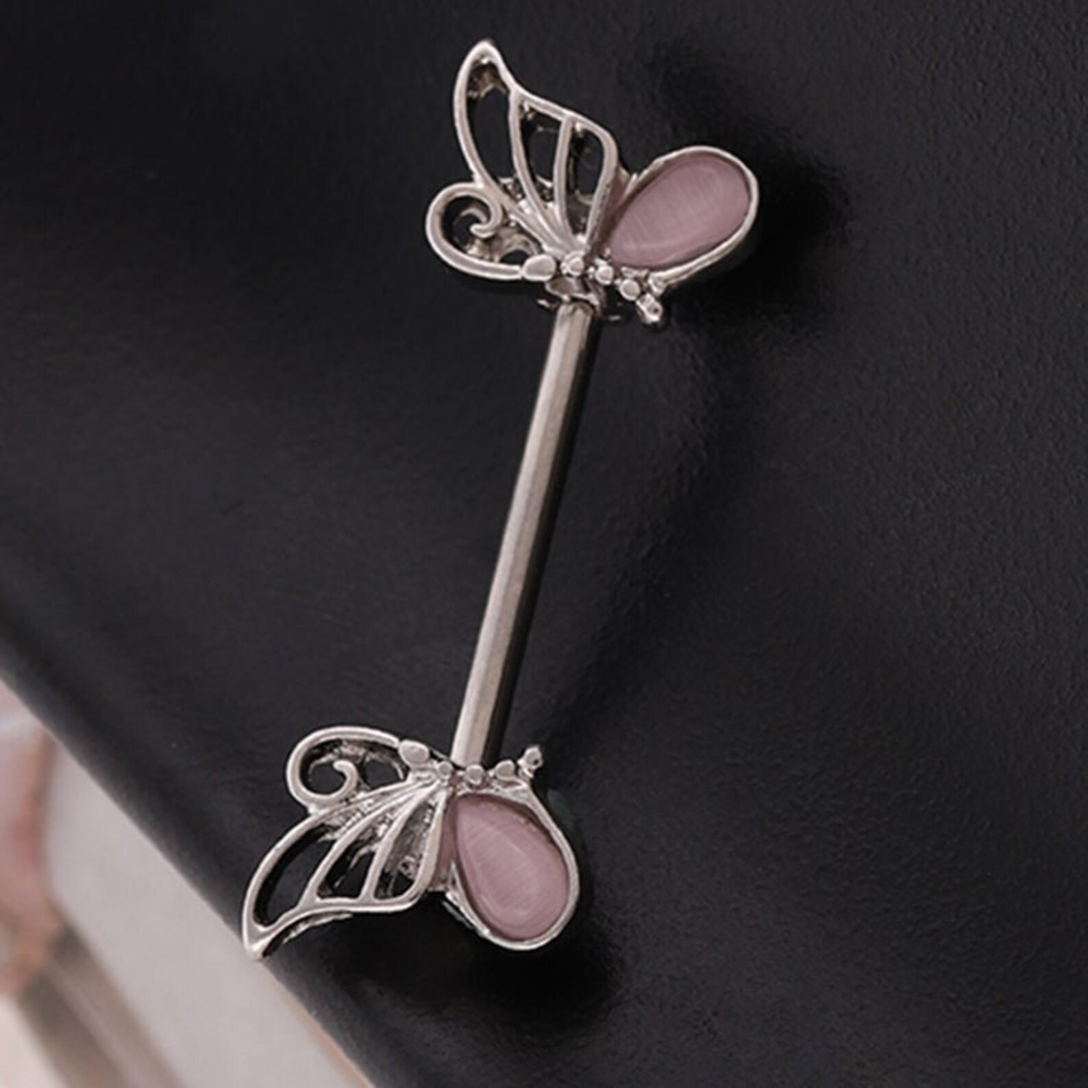 Jewellery butterfly Nipple Ring Barbell Nipple Jewelry Etsy