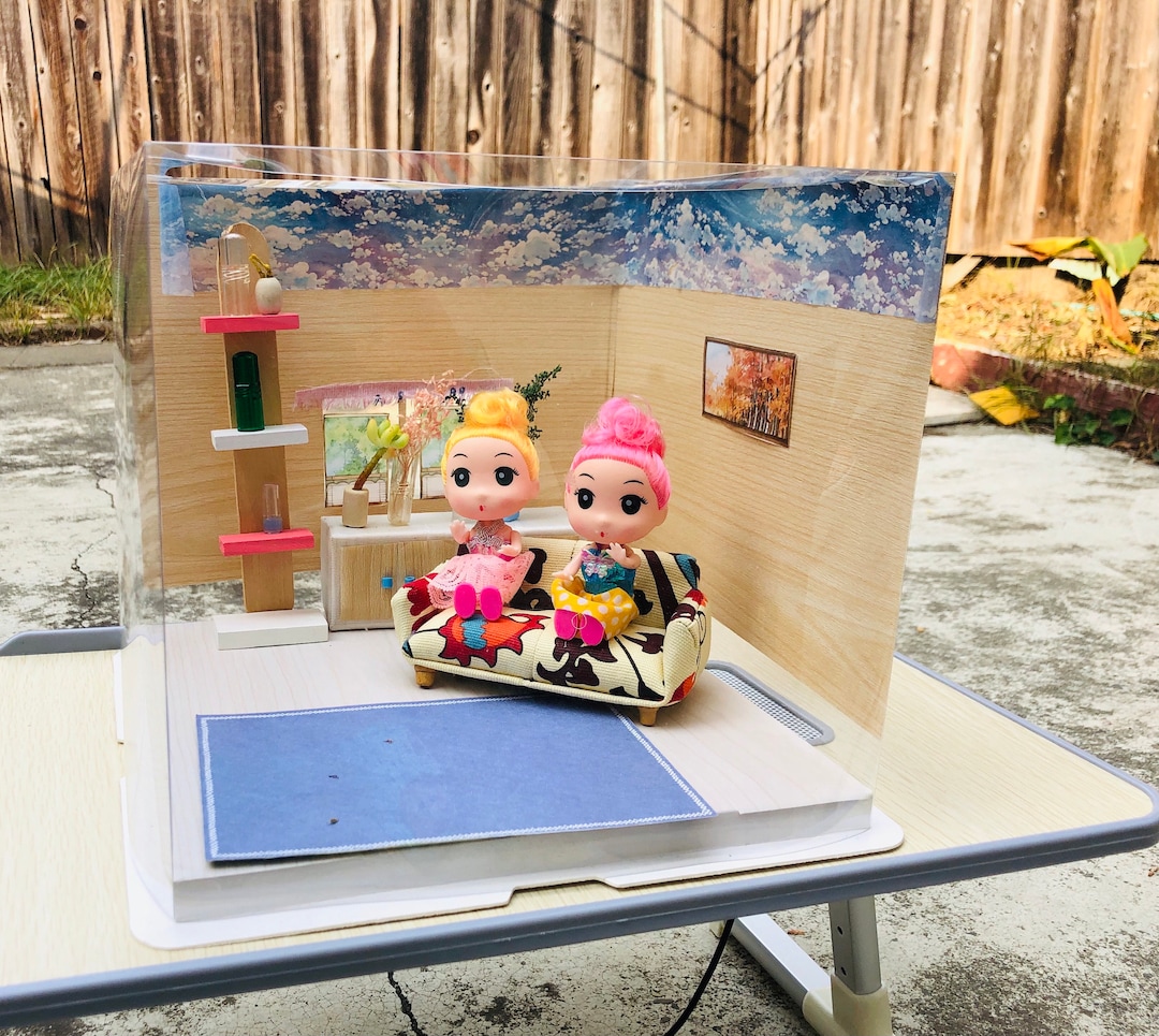 1:12 Mini poupées mignonnes canapé oreillers ensemble Simulation maison de poupée meubles jouets Miniature maison de poupée accessoires enfants jouets cadeau  26