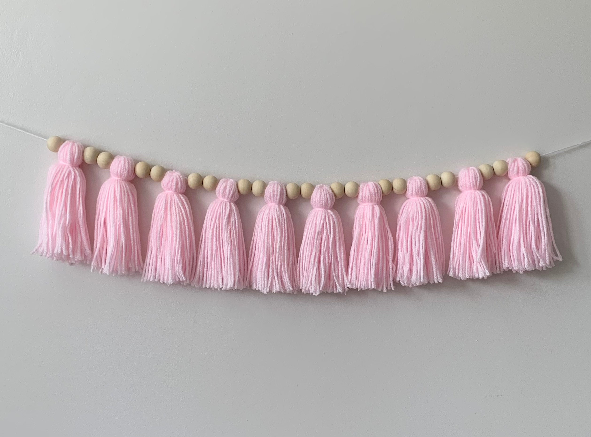 Pink Tassel Garland Etsy