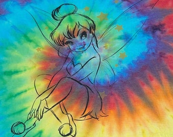 Tinkerbell Tie Dye (Ladies XXL)