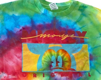 Mickey Mouse Rainbow Ice Tie Dye (Unisex L)