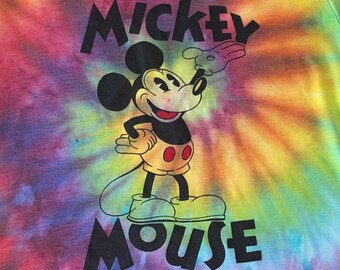 Mickey Mouse Iced Tie Dye (Ladies L)