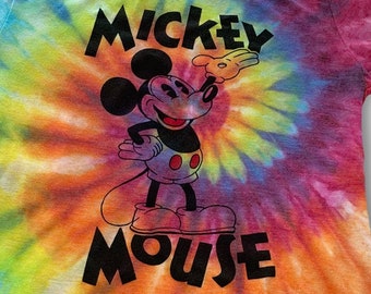 Mickey Mouse Tie Dye Womens M