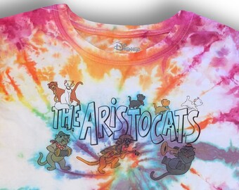 The Aristocats Rainbow Ice Tie Dye Womens XL