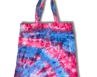 ★TOUT Y EST★ Mmlg DAY TOTE TYEDIE PARA BLUE MMLGBC1A013 Blue Tie Dye Cotton Tote Bag - Etsy