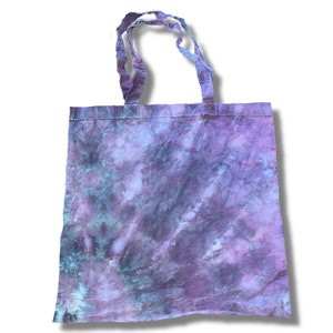 Pink & Blue Ice Tie-dyed Tote Bag - Etsy