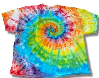Rainbow Spiral Ice Tie Dye (Unisex 3XL)