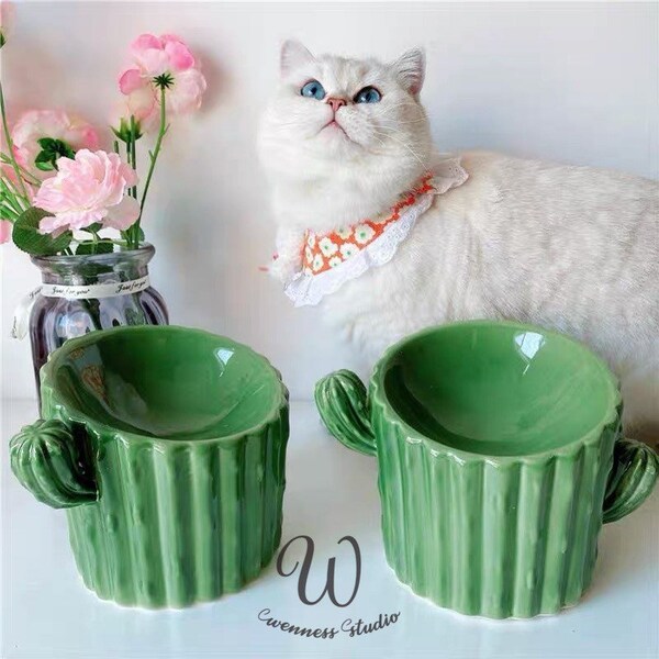 Elevated Cat Bowls Etsy