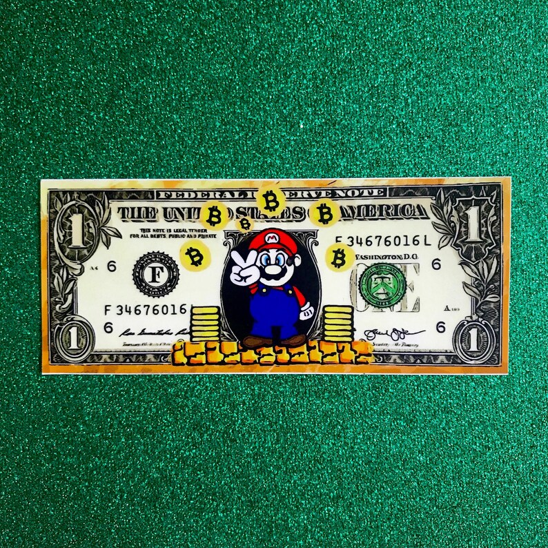 Mario Stacking Sats Dollar Bill Sticker Bitcoin Sticker Etsy mario-stacking-sats-dollar-bill-sticker-bitcoin-sticker-etsy