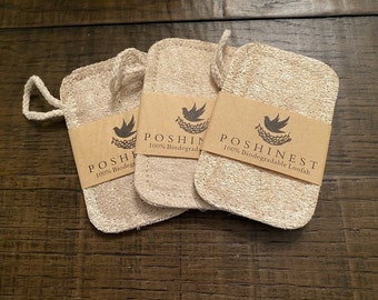 Esponja de lufa natural y biodegradable POSHINEST