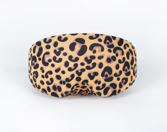 Protective Goggle Cover - Leopard Print