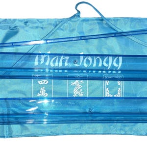Mahjong Mahj Mah jong Real 100% Blue DENIM Empty Carry Bag + Two DENIM Bags Purses for Tile + Bag for Racks, Total 4 Bags with Free Shipping zdjęcie 6