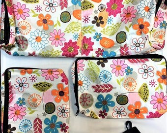 Mahjong Set Carry Bag, Deluxe Empty Bag + 2 Pouches for Tiles + Bag for Racks = 4 Bags with Free Shipping