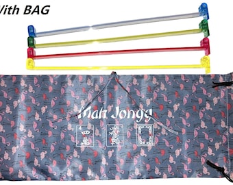Mahjong Standard 18" Inch Pushers 4 Colors American Western Mah Jongg Set of 4 with Bag in 4 Colors for Standard Racks with Free Shipping