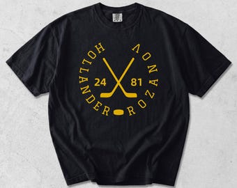 Hollander Rozanov T-Shirt - high quality Comfort Colors Shirt, Pop Culture Gift, Unisex Ice Hockey Tee