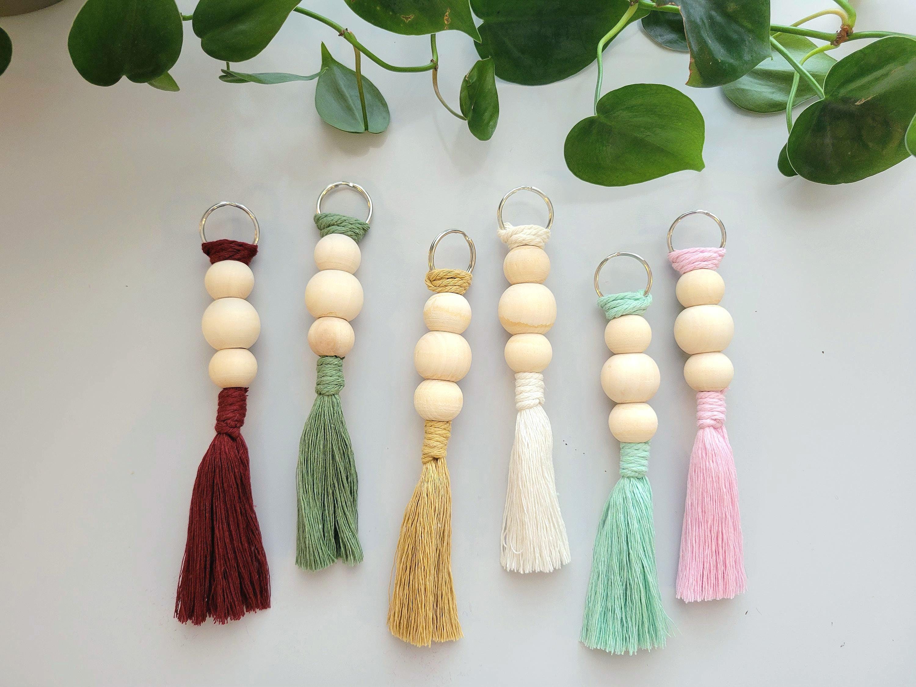 ビーズタッセルキーホルダー - Etsy 日本