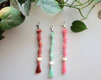 Macrame Tassel Keychain