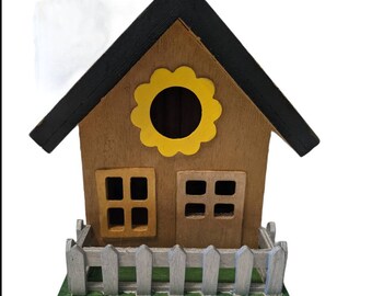 Rare On of a kind TØP Inspired Hand Painted Bird House. Perfect for a Fren in our Bandito Clique Memorabilia Gold Birdhouse