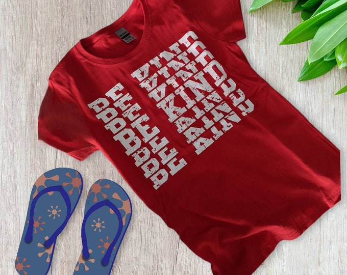 Women's Comfortable Small Red Gildan 100% Cotton T-Shirt - Be Kind - FREE SHIPPING!