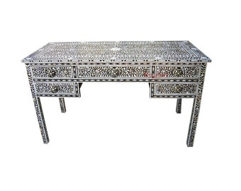 Mother of pearl Work desk  Laptop table study table Home Decor Art