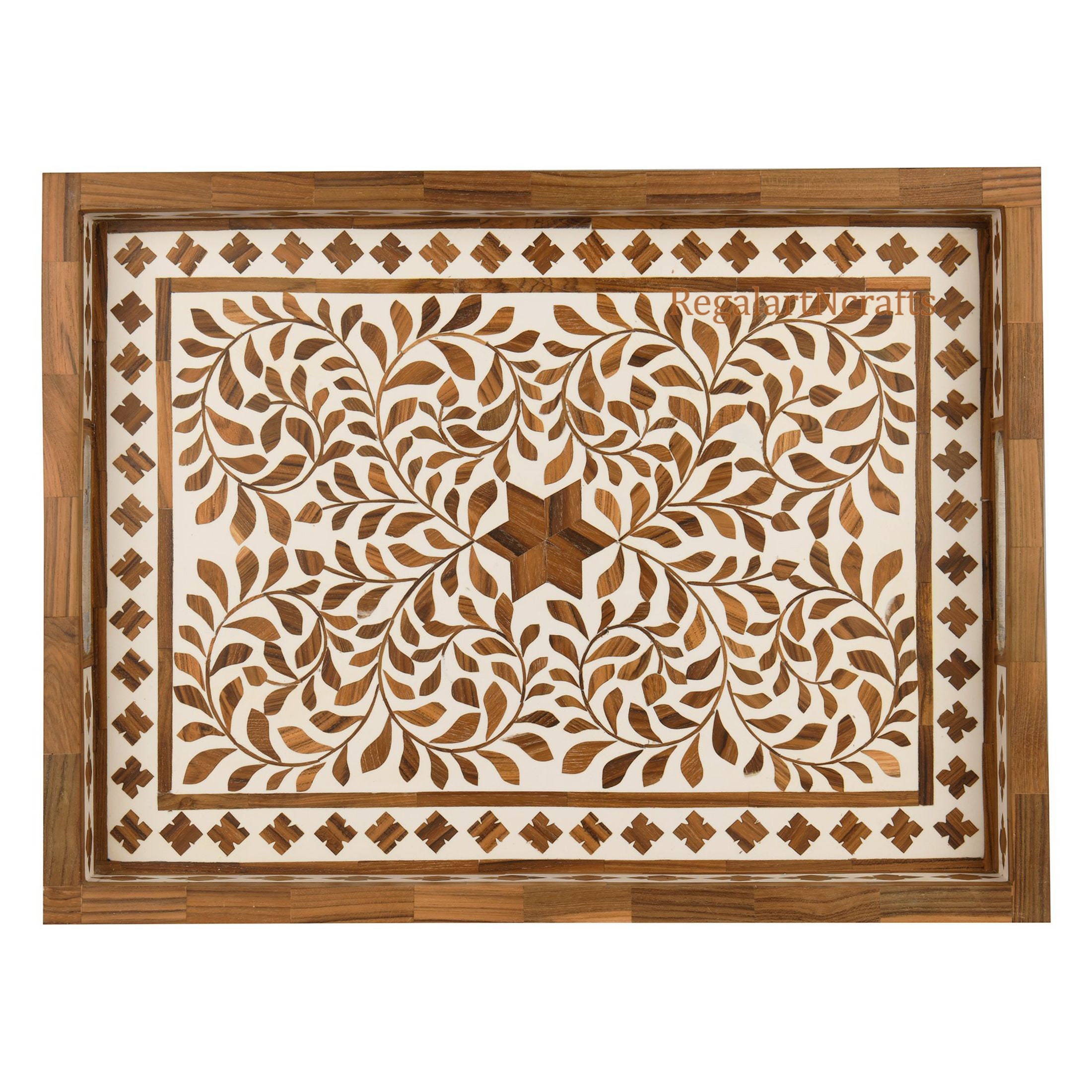 Wooden Inlay Custom Serving Tray Kitchen Decor Christmas Gifts Etsy UK