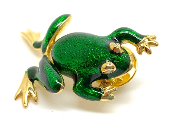 Spilla A Forma Di Rana In Acrilico Verde Lime – Accessorio Divertente Per Risvolti, Cappelli E Borse - 3