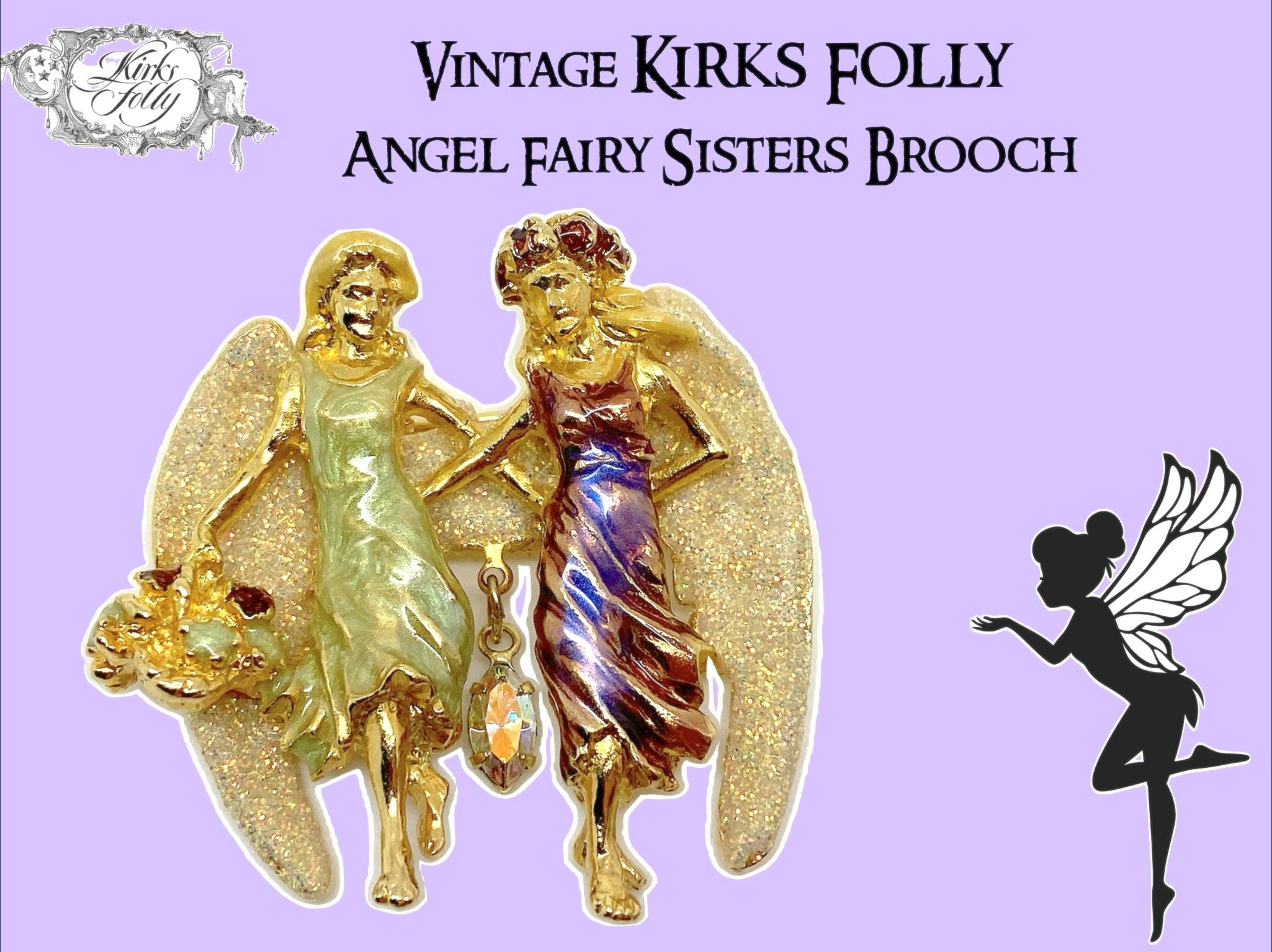 Kirks Folly Brooches - Etsy UK