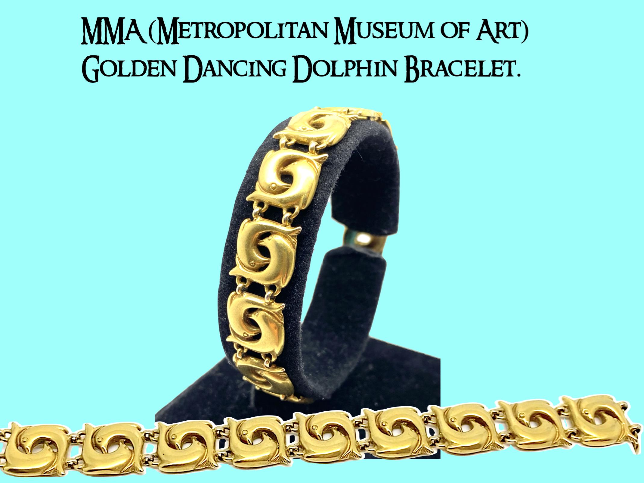 博物館 MMA ダンシング ドルフィンズ 展示ブレスレット - 歴史的古代 